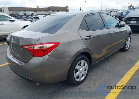 2018 Toyota Corolla Le from USA, damaged, VIN 2T1BURHE6JC988295